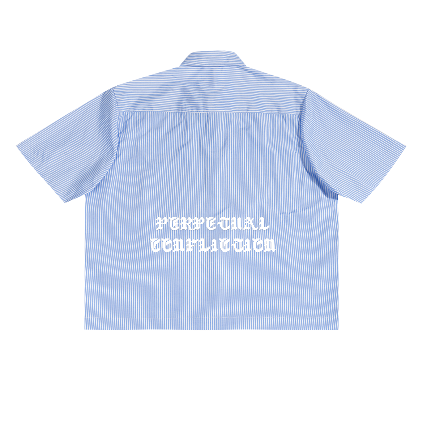 “Business Casual” Oversized Boxy Striped Shirt