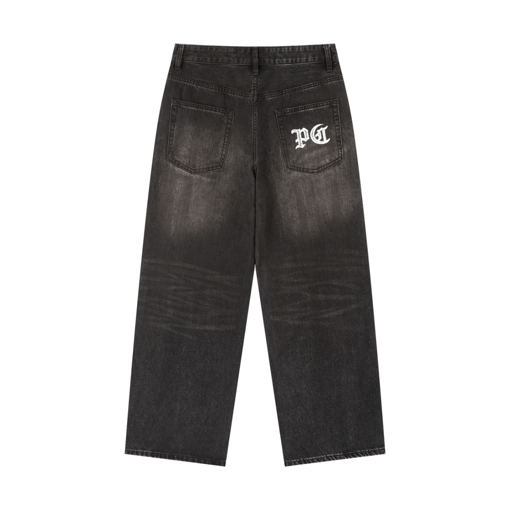 Vintage Wash Heavyweight Denim Jeans