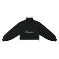Mock-Neck Quarter-Zip Sweatshirt