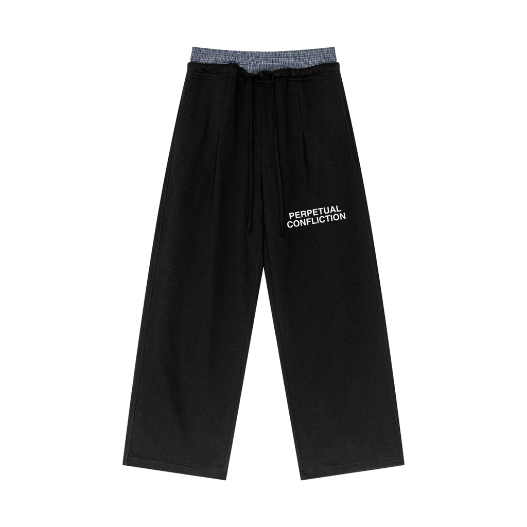 Contrast Waistband Sweatpants