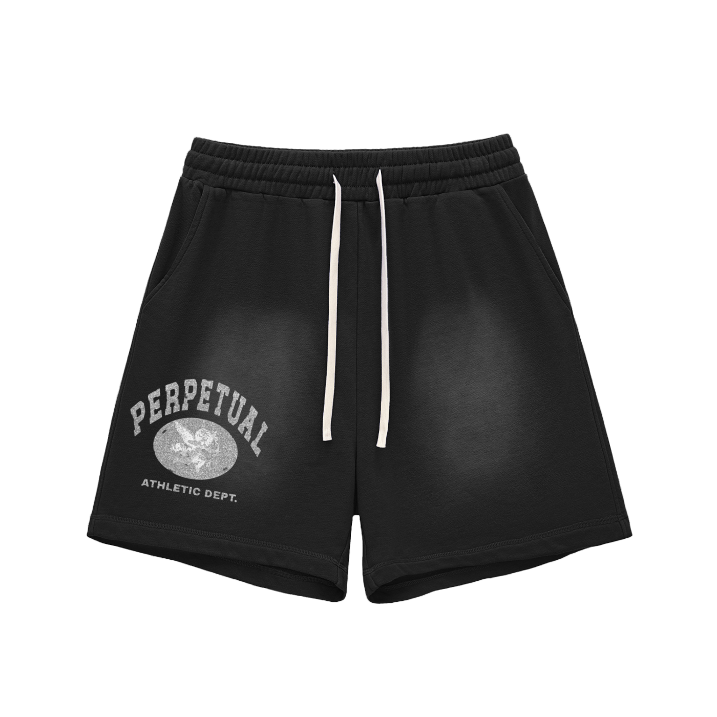 Faded Cotton Shorts