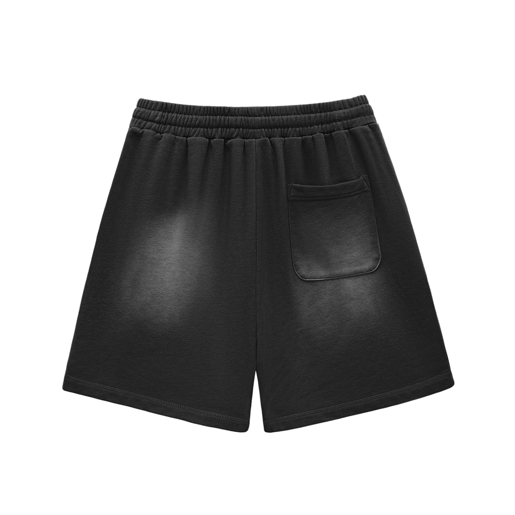 Faded Cotton Shorts