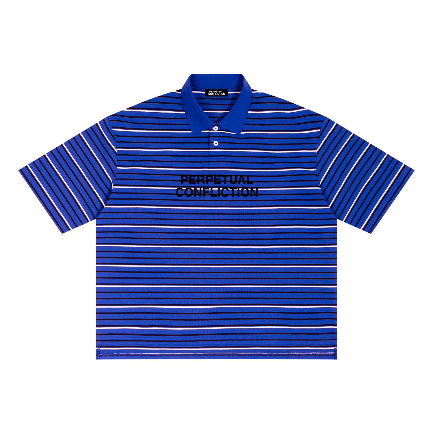 Striped Boxy Polo