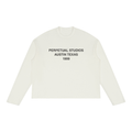 Raw Edge Semi Sheer Long Sleeve Tee