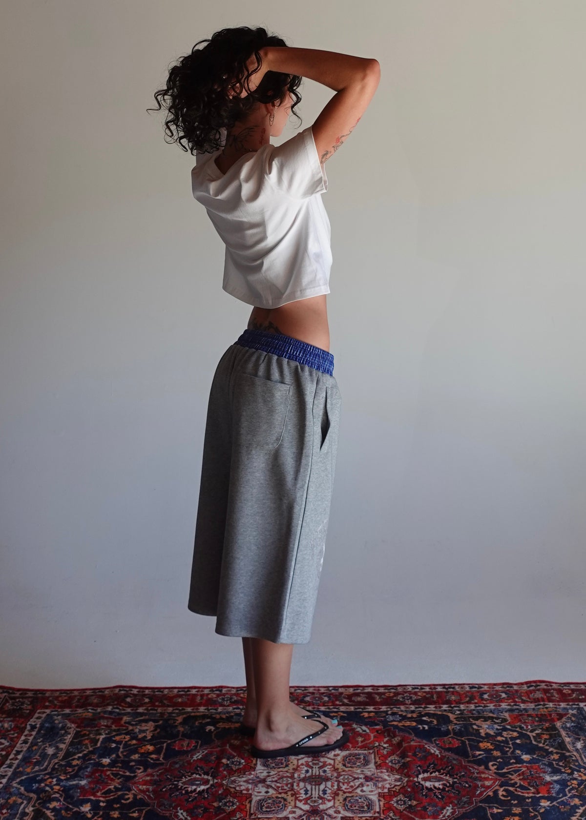 Plaid Waist Shorts