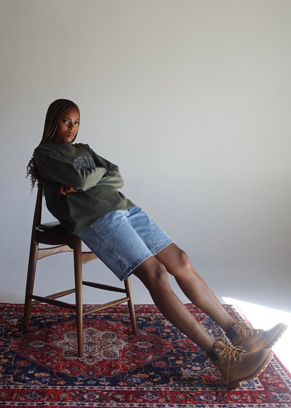 Cherub Boxy Waffle Long Sleeve