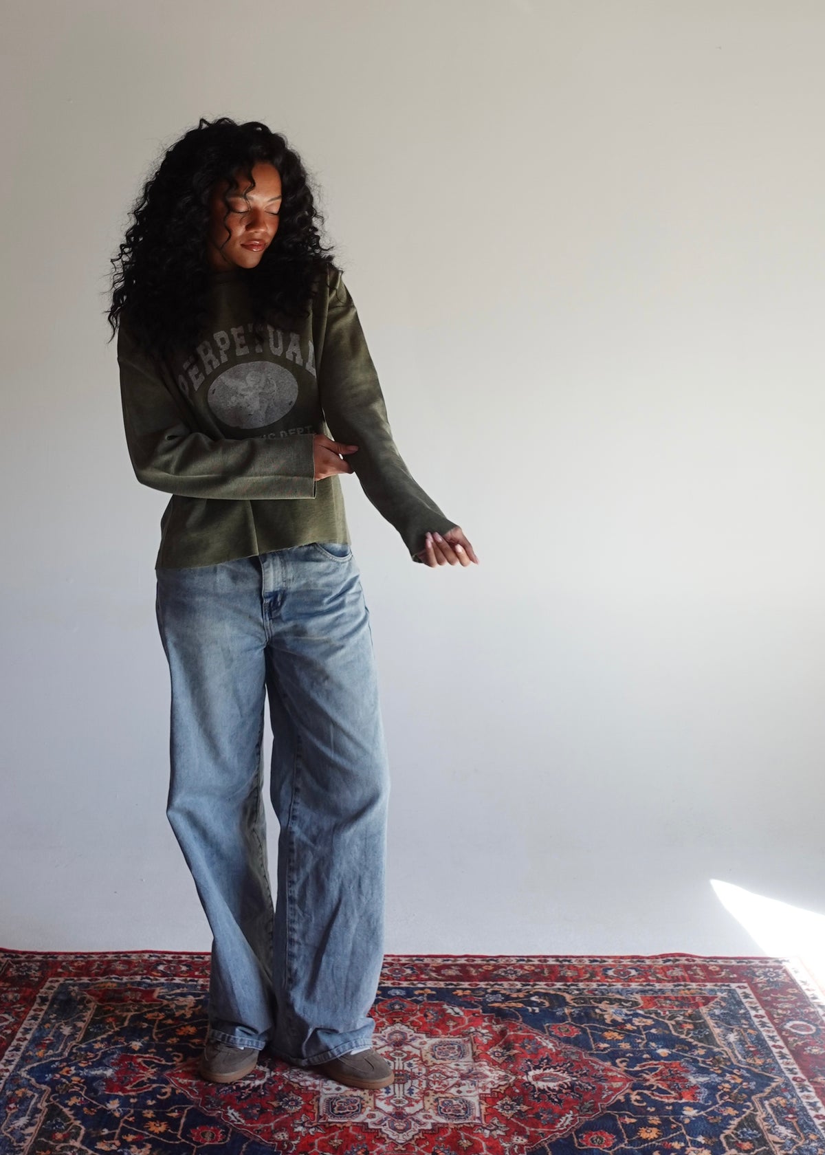 Cherub Boxy Waffle Long Sleeve