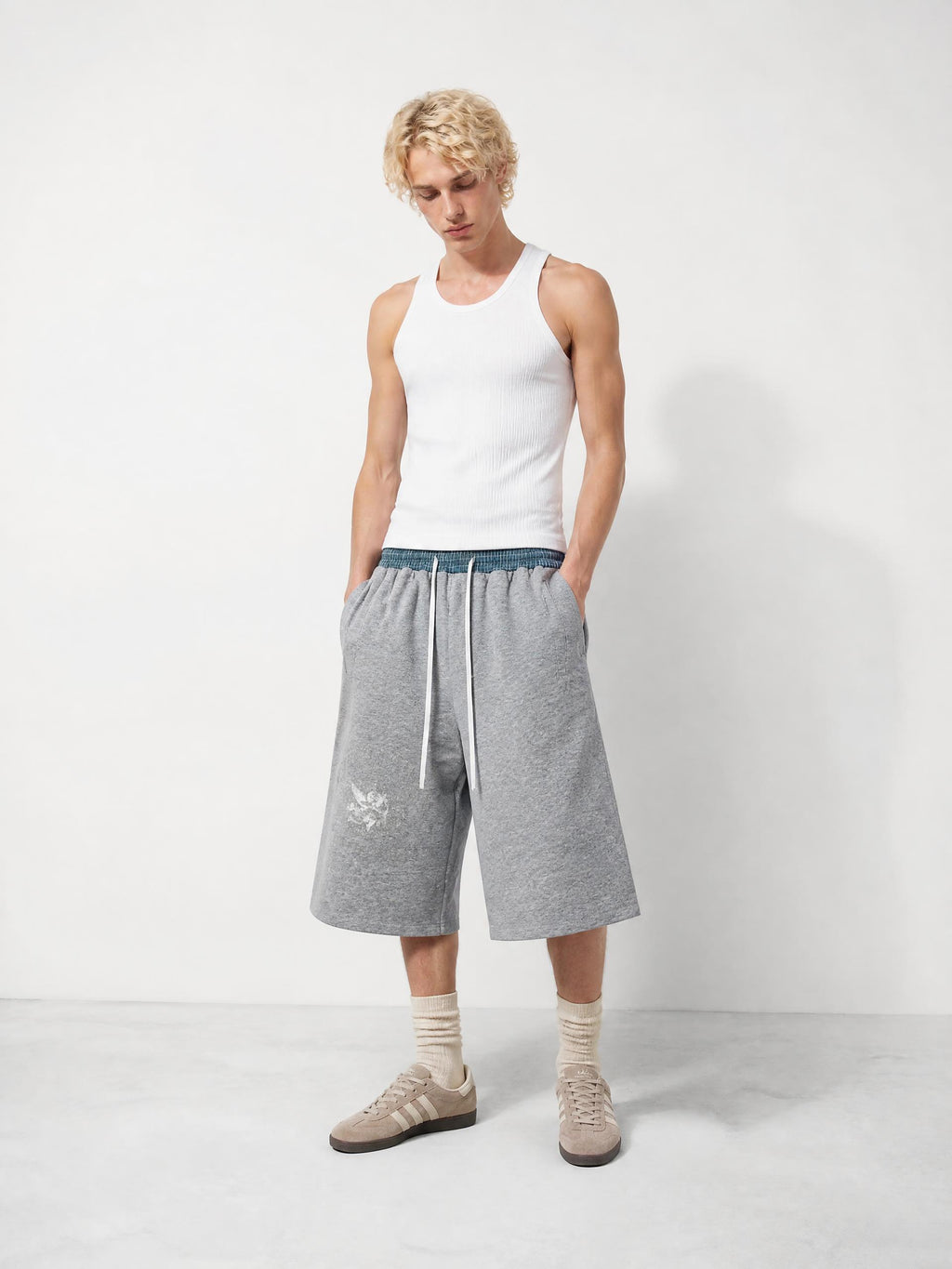 Plaid Waist Shorts