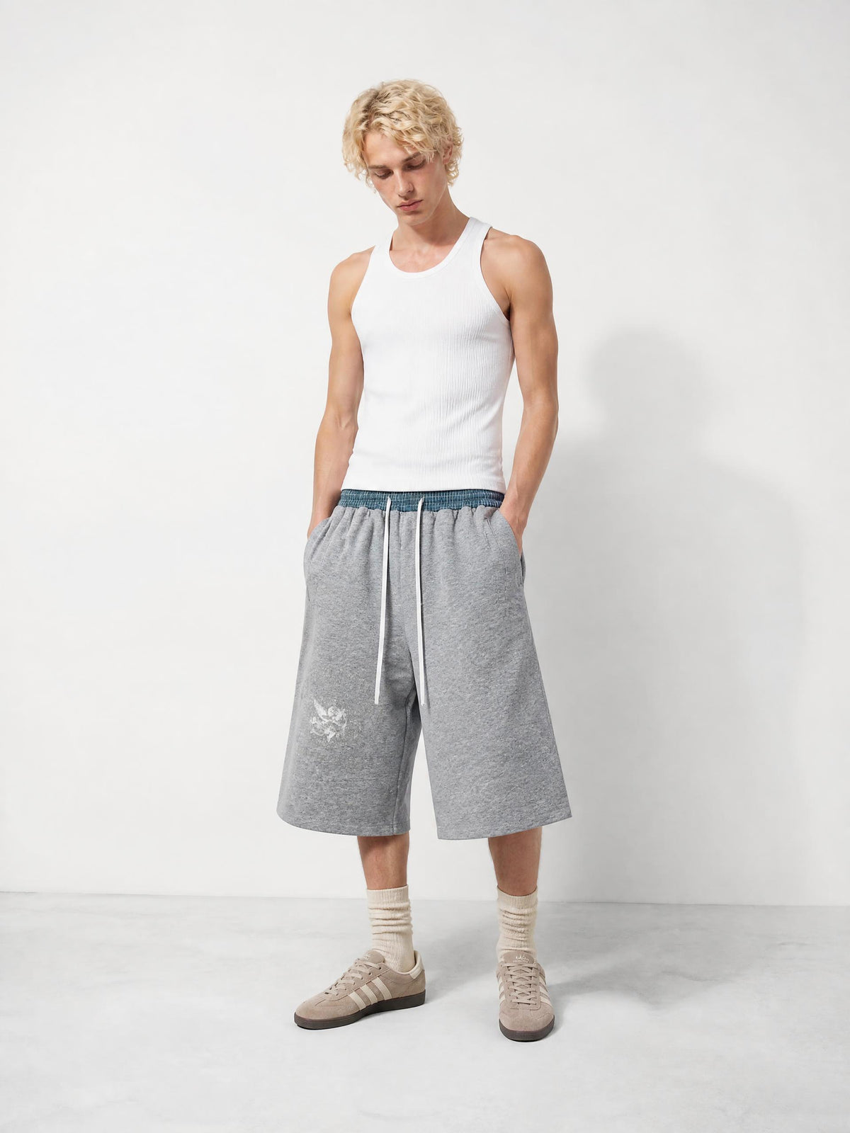 Plaid Waist Shorts