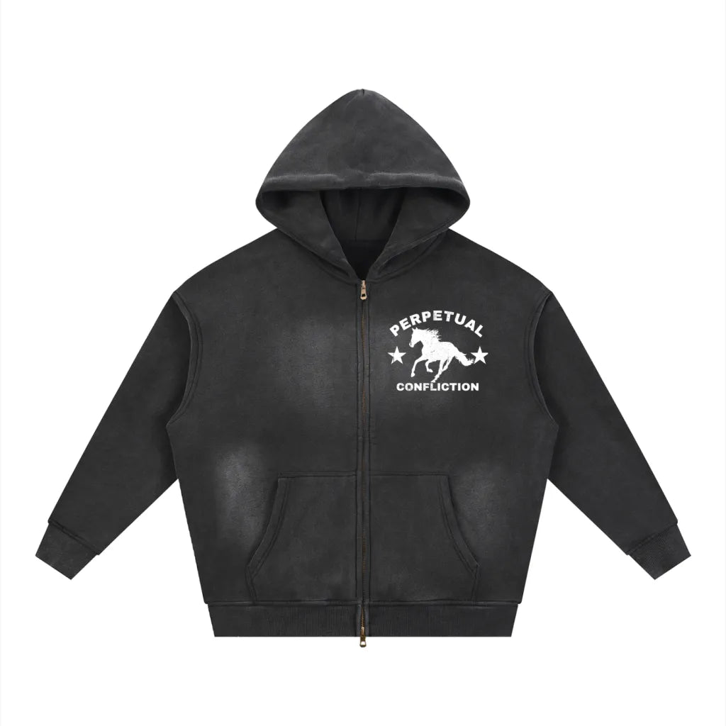 Year Of The Horse Zip Hoodie