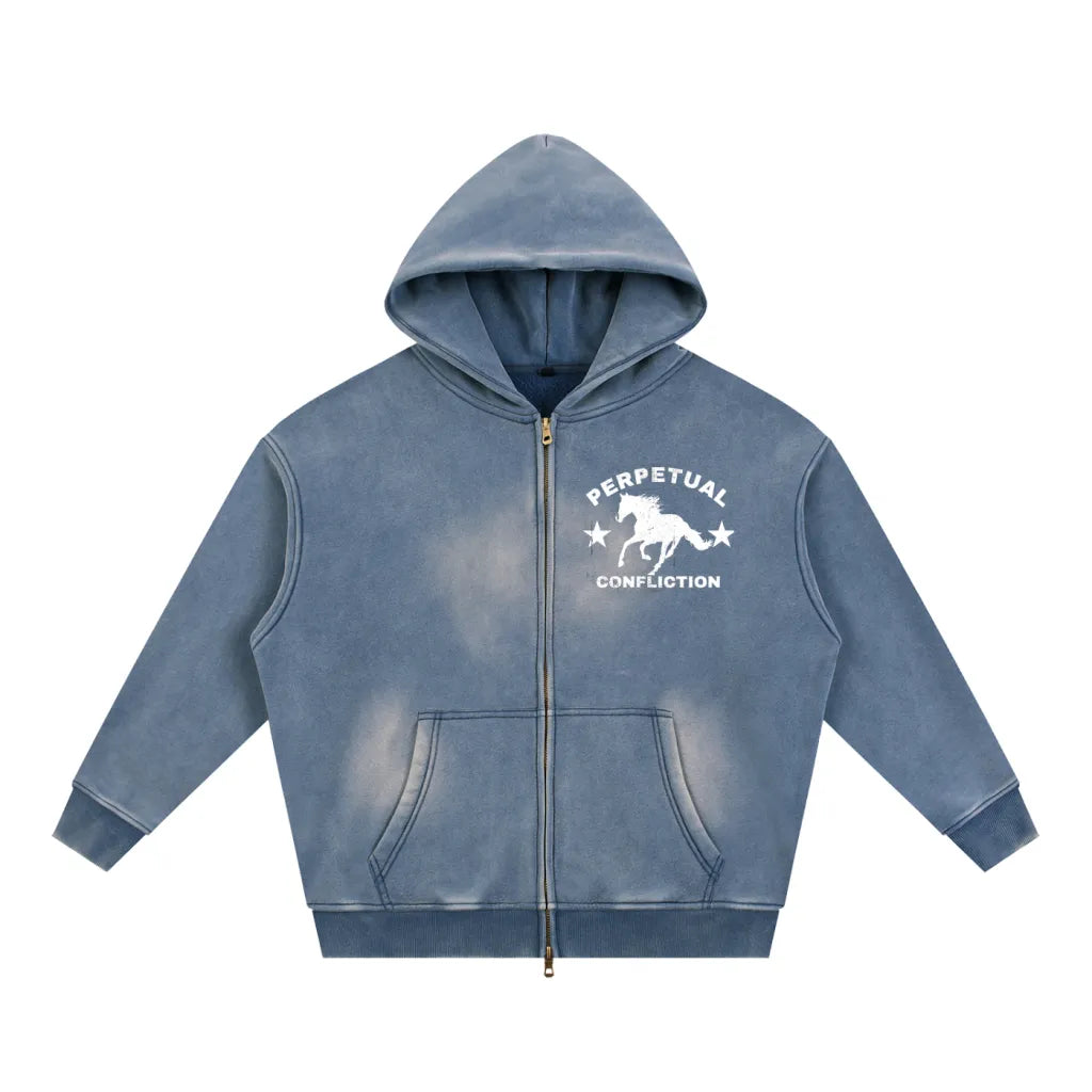 Year Of The Horse Zip Hoodie