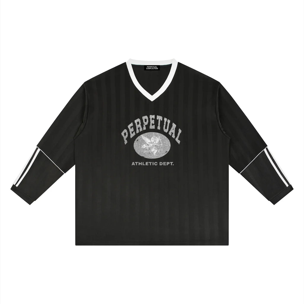 Unisex Striped Soccer Jersey