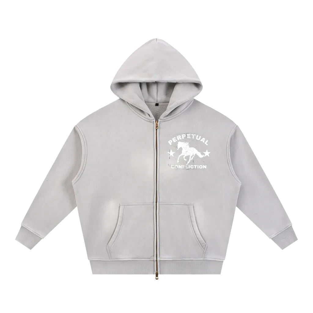 Year Of The Horse Zip Hoodie
