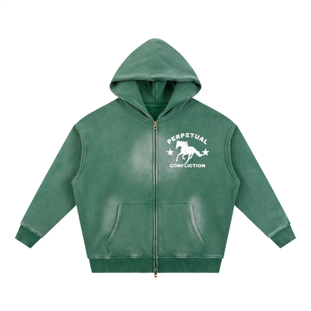 Year Of The Horse Zip Hoodie