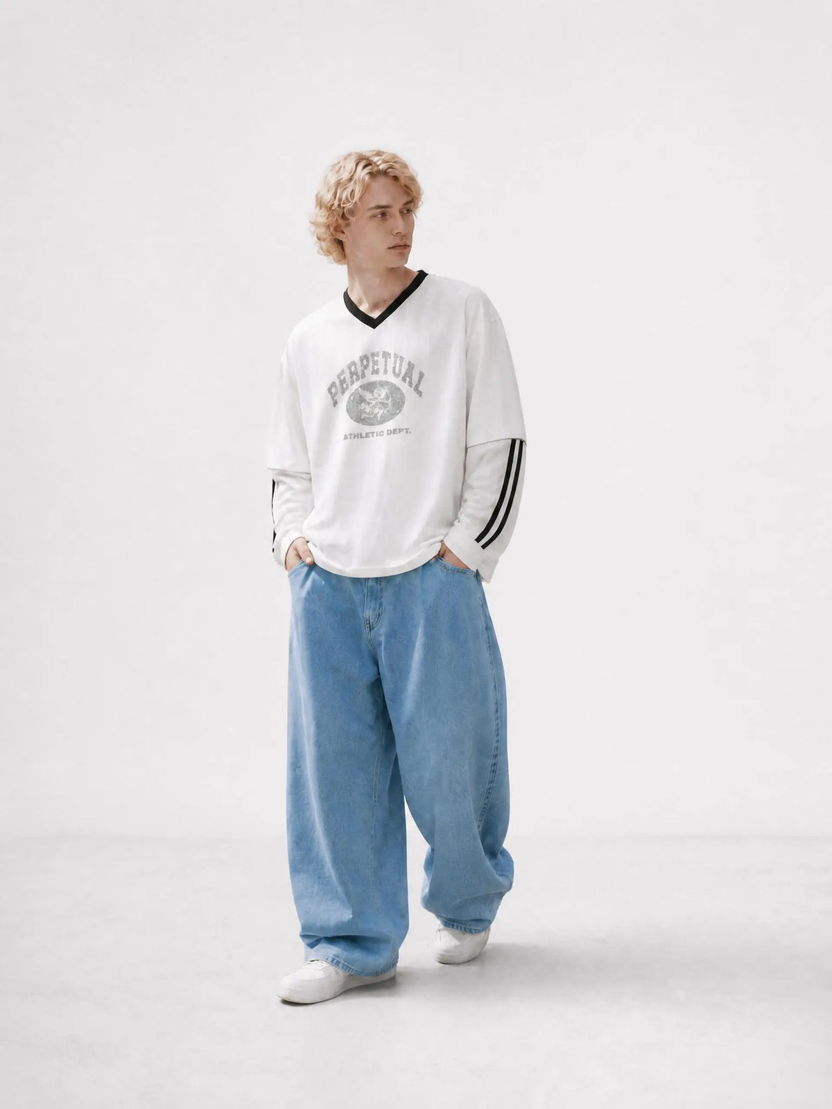Unisex Striped Soccer Jersey