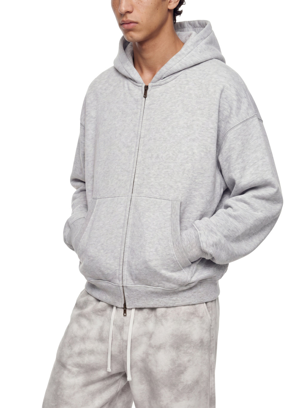 Essential Oversized Fleece Boxy Hoodie