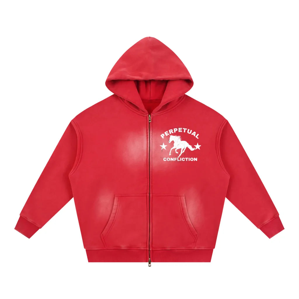 Year Of The Horse Zip Hoodie